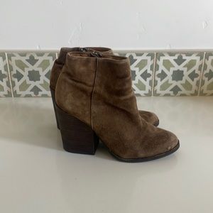 Dolce Vita Suede Block Heel Bootie